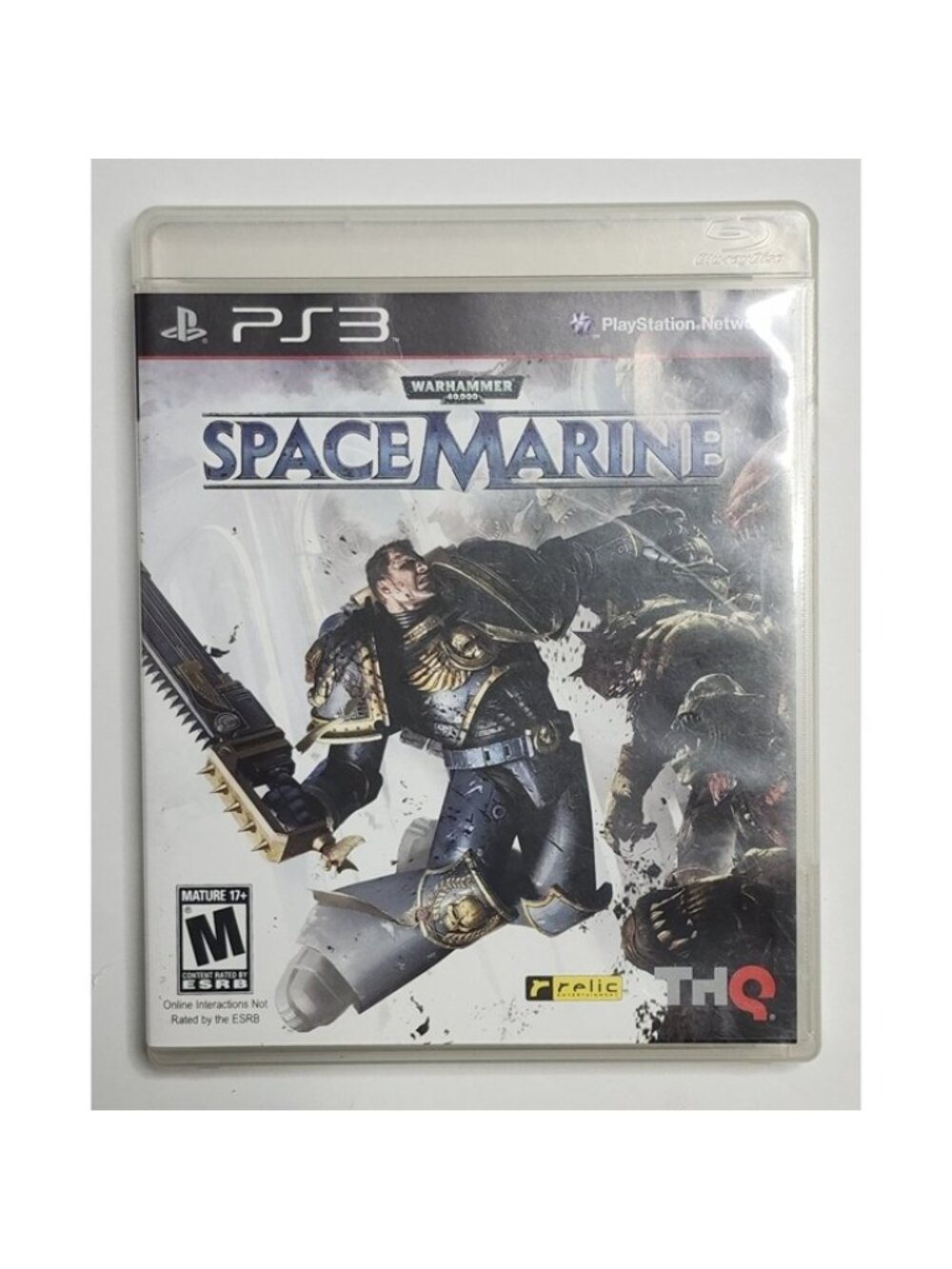 Warhammer 40,000 - Space Marine Disc & Manual Sony PlayStation 3